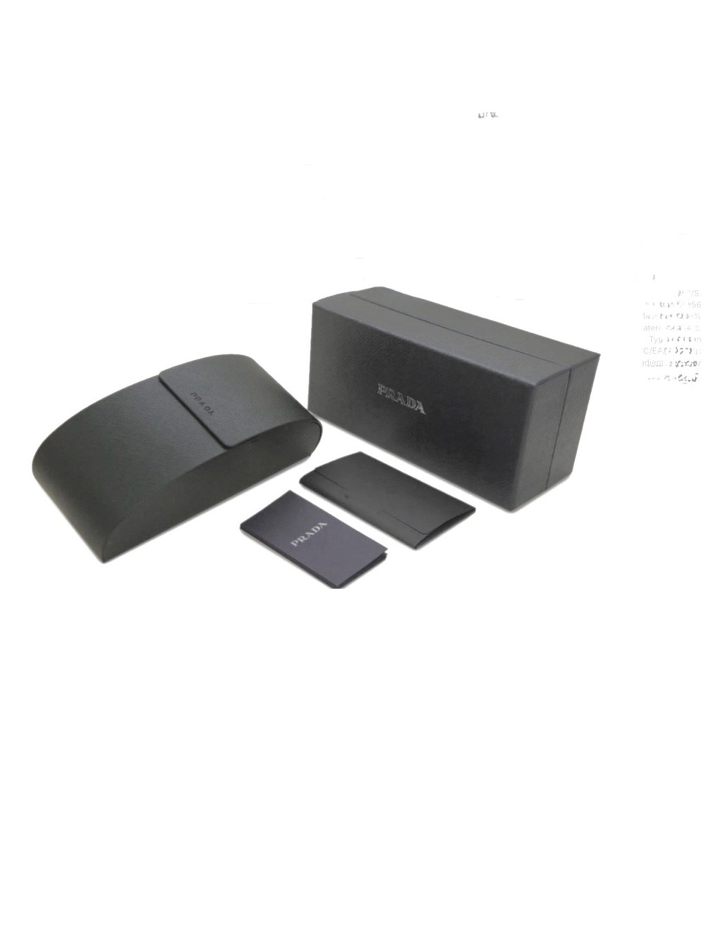 NEW Prada Black PR23YS SPR 23Y 1AB-5S0 Grey Lens Womens Square 51 Authentic $560 - Picture 6 of 6